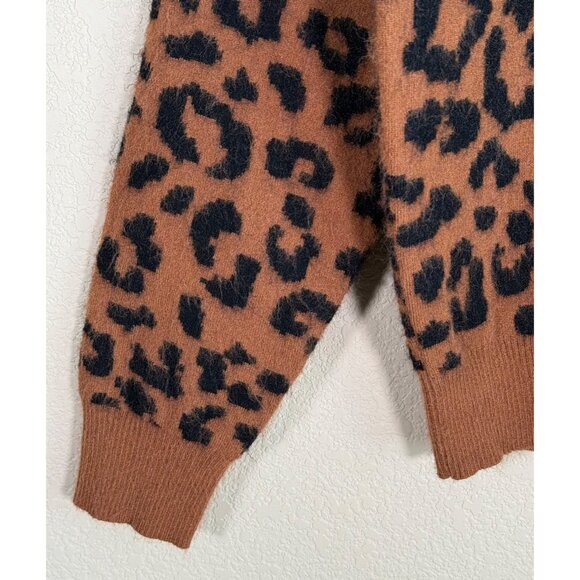 BANKS JOURNAL Wilder Men's Pullover Sweater Leopard Print - Picture 8 of 8